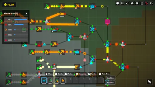 工場自動化シム『F.A.R.M.S.: Chill Factory』体験版配信！自分のペースで巨大工場を作り上げ、自動車部品やお寿司を生産