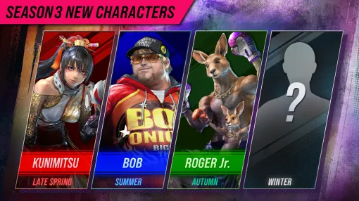 バンダイナムコENT、『鉄拳8』シーズン3最新情報公開…追加プレイアブルキャラ「州光」「ボブ」「ロジャーJr.」参戦決定、シーズン3パス、2周年CP情報も