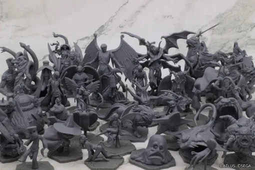 クラファンで約1億円を集めるも遅延していた『真・女神転生』超重量級ボードゲーム、制作中の悪魔フィギュア50体のテストショット公開。「SFC版パッケージのように飾りたくなる」目指す