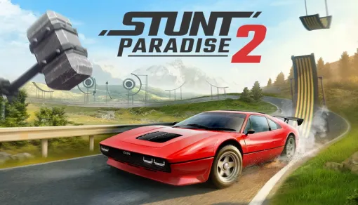 ウクライナのBrinemedia、スタントレーシングゲーム『Stunt Paradise 2』デモ版をSteamでリリース