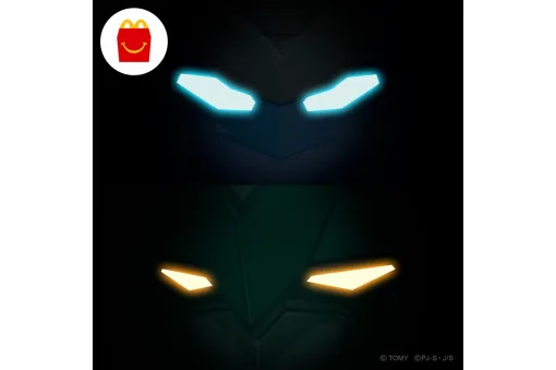 マクドナルド公式Xが謎の“眼光”画像を公開。『シンカリオン』と『ジョブレイバー』コラボか!?