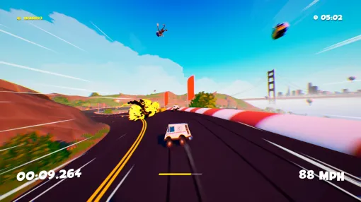 公道を飛んで跳ねて駆け抜ける！ ハイスピード配達レーシング「DEADLINE DELIVERY」のデモ版が配信開始