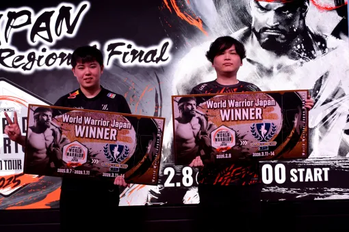 CPT2025「ワールドウォリアー日本地域決勝」をきんちょ選手が制する。カプコンカップに挑むきんちょ選手とひぐち選手に意気込みを聞いた