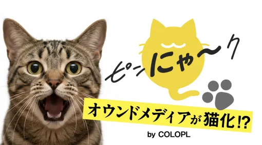 コロプラ、2月22日「猫の日」に向けてオウンドメディア「ピンにゃ〜ク」として期間限定サイトジャック施策を開始