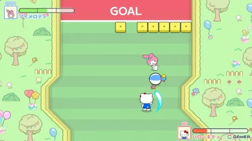 最大4人で遊べるサンリオキャラクターズのはちゃめちゃスポーツゲーム「サンリオキャラクターズ スマッシュフェスタ！」が2026年春に配信