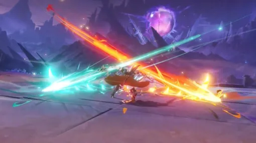 『原神』Luna Vで実装の「ファルカ」は両手剣の二刀流使い―左右の剣に異なる元素を纏わせ、2種類の元素ダメージを同時に叩き込む！